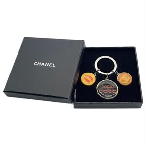 Chanel Rouge Coco Keychain Set/Bag Charm